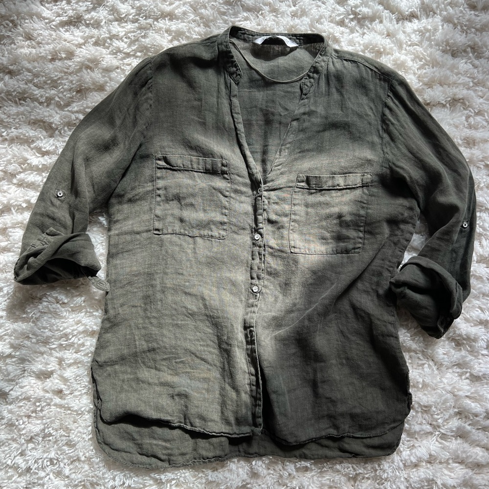 Zara linen top